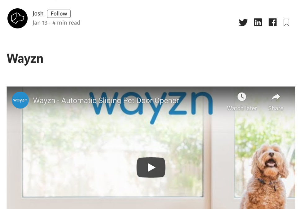 Medium.com Discusses How Wayzn is Making the Smart Home Fun Again