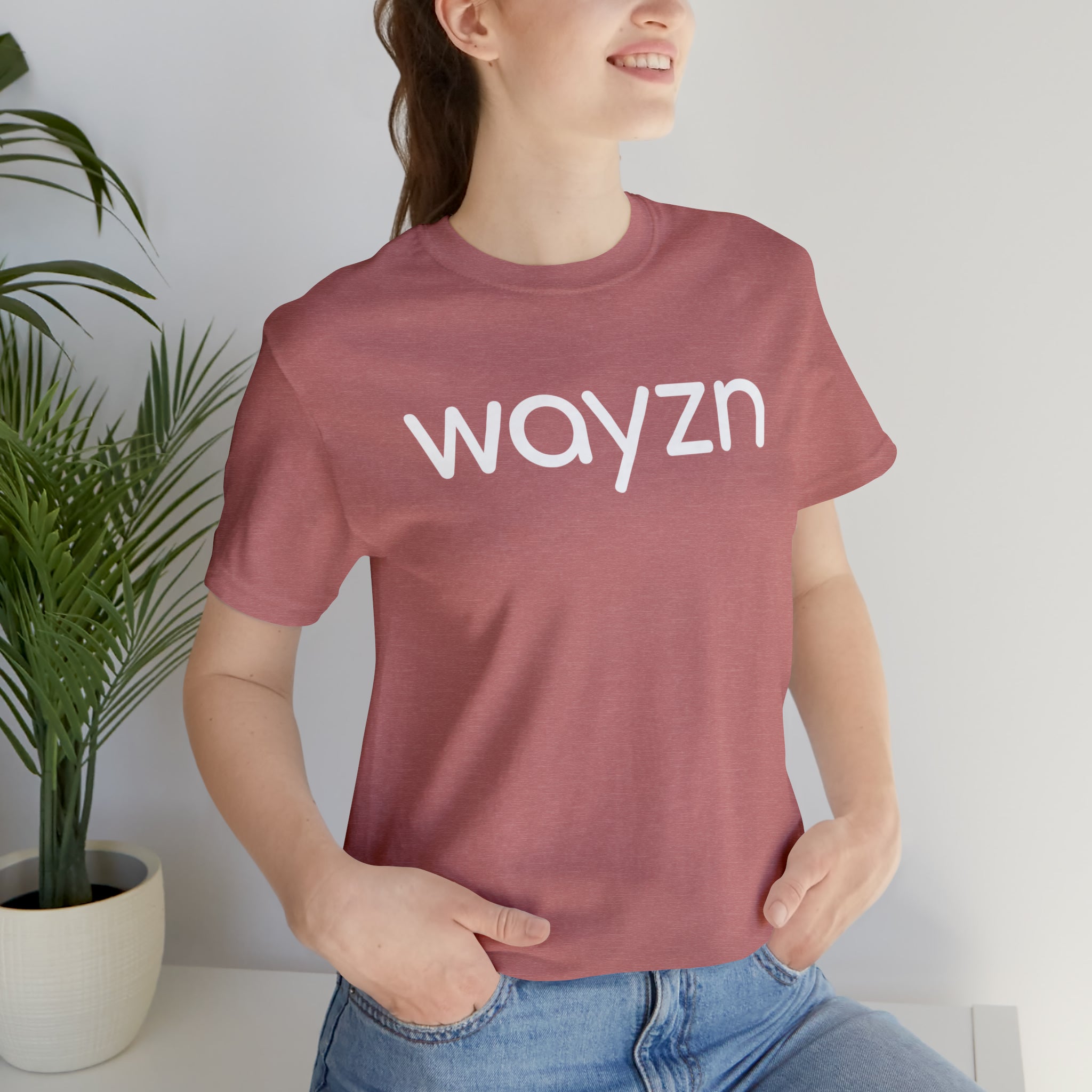 Wayzn Logo Front - Unisex Jersey Short Sleeve Tee