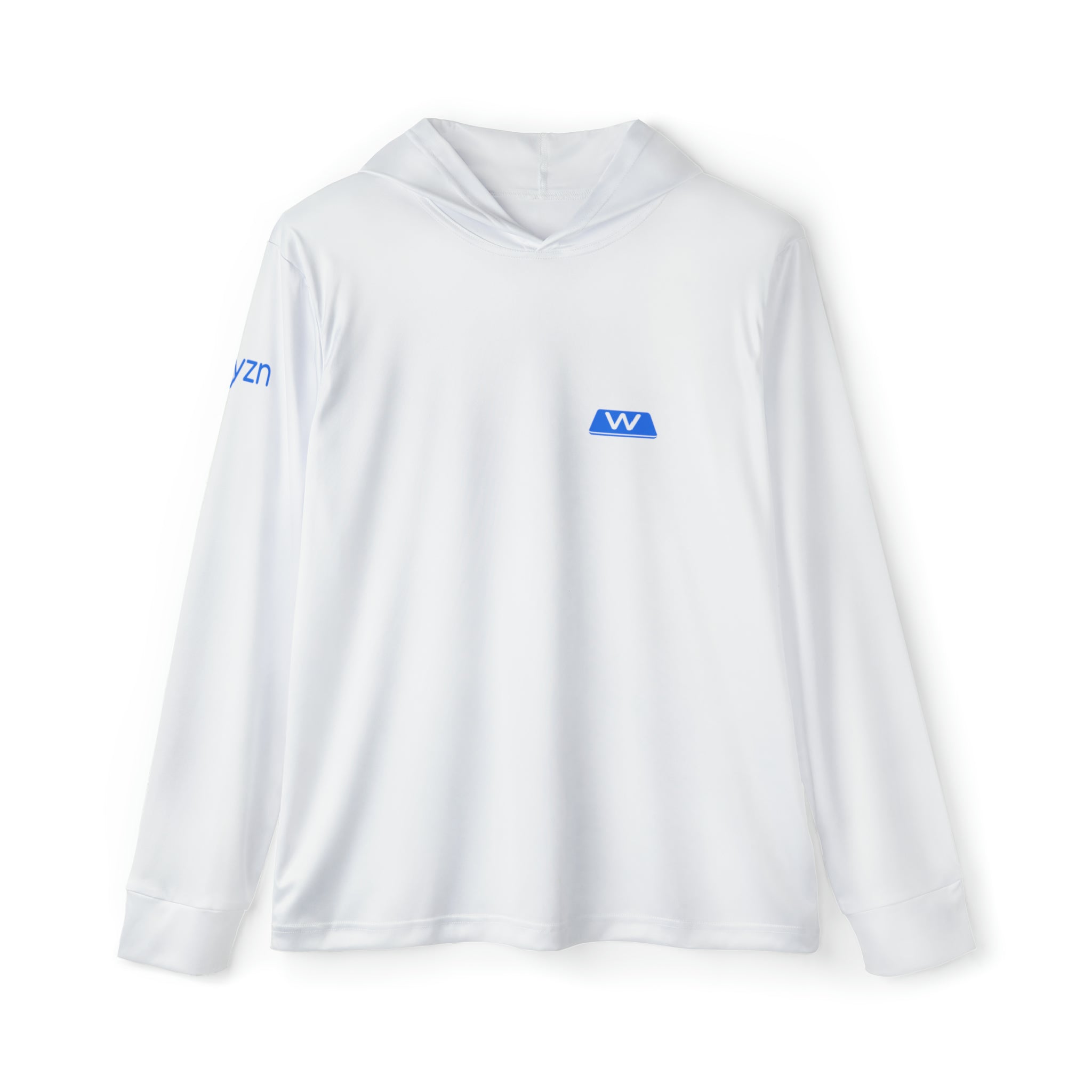 Wayzn Logo - Men's Sports Warmup Hoodie in White