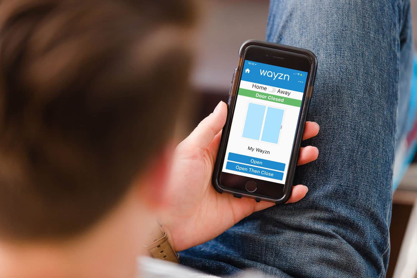 Wayzn smart dog door opener with app to making opening your sliding glass door easy