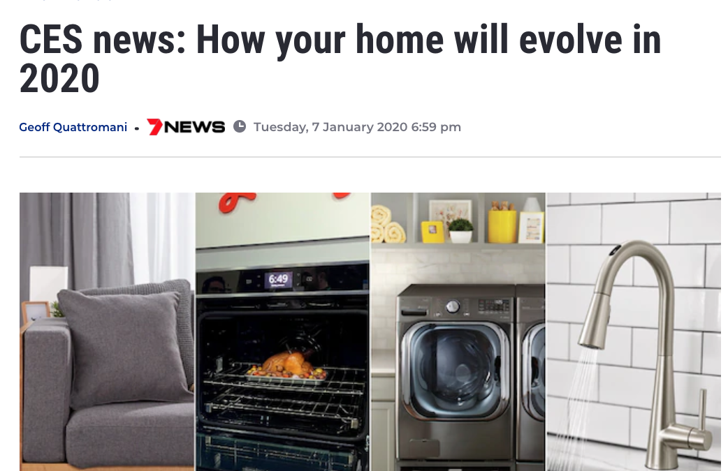 7News Australia Covers Wayzn as one of many products that will evolve the home in 2020