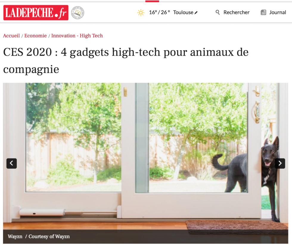 La Depeche : 4 High Tech Gadgets For Pets