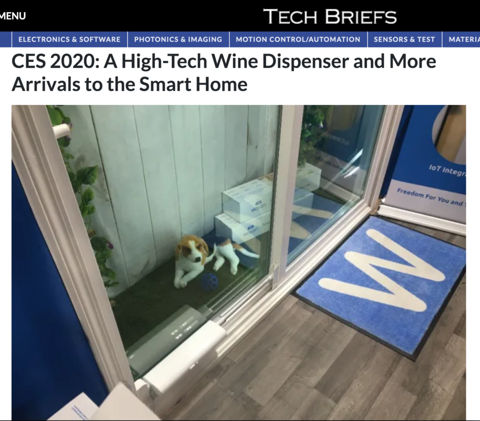 The Future of Smart Home Technology: Spotlight on Wayzn Smart Door at CES