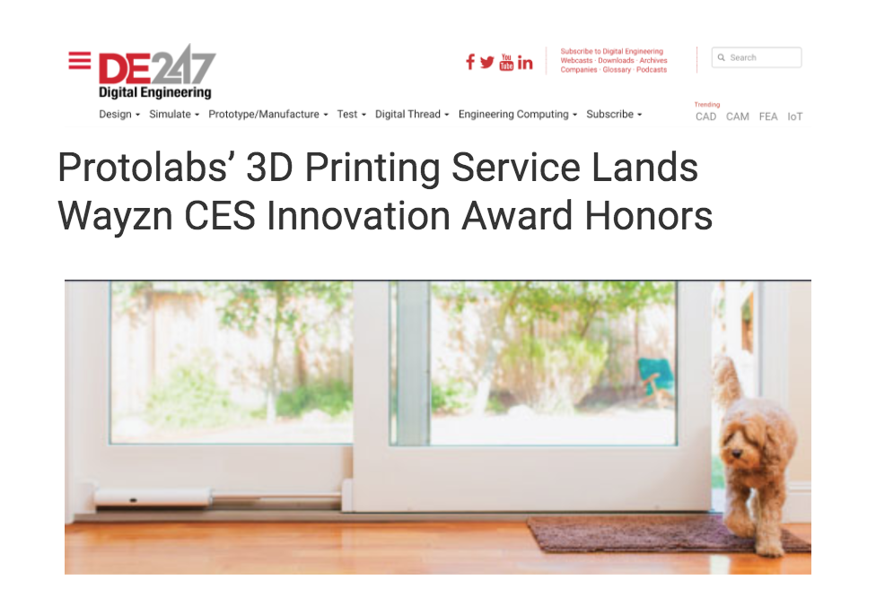Digital Engineering 24/7 Discusses Wayzn’s Performance at the 2020 CES Innovation Awards