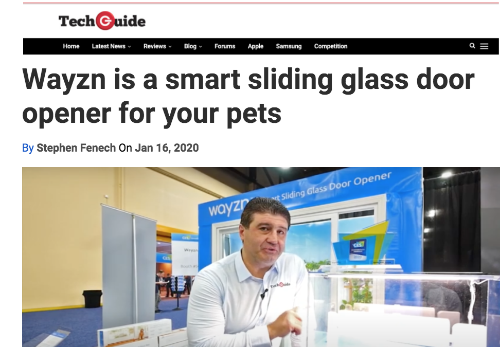 Tech Guide’s Stephen Fenech Visits Wayzn Display at CES 2020