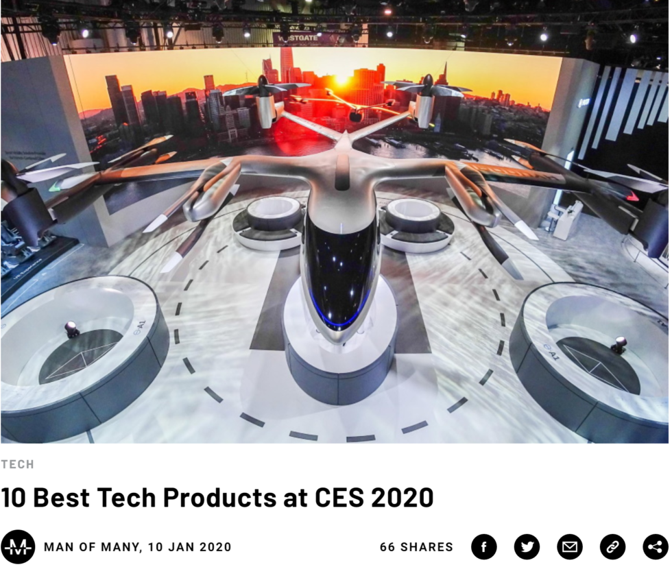 Man of Many: 10 Best Tech Products at CES 2020