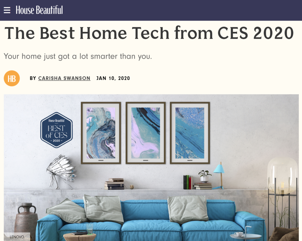 House Beautiful: The Best Home Tech from CES 2020