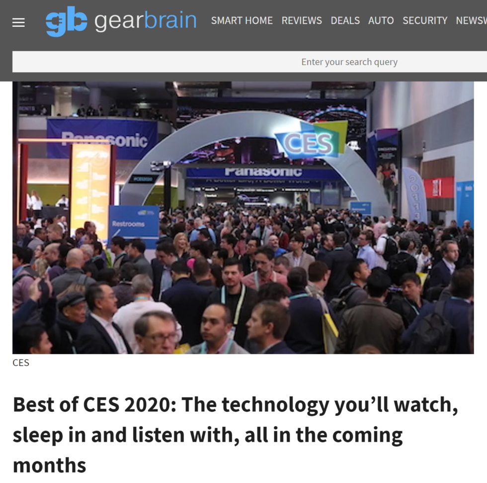 Wayzn wins GearBrain Best of CES 2020 award