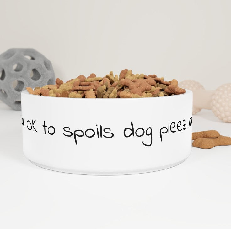 OK to spoils dog pleez - Pet Bowl